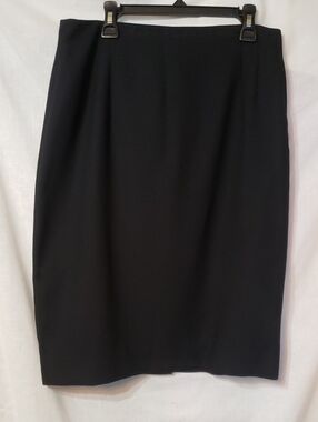 Vintage Rena Rowan For Saville - Black Pencil Skirt